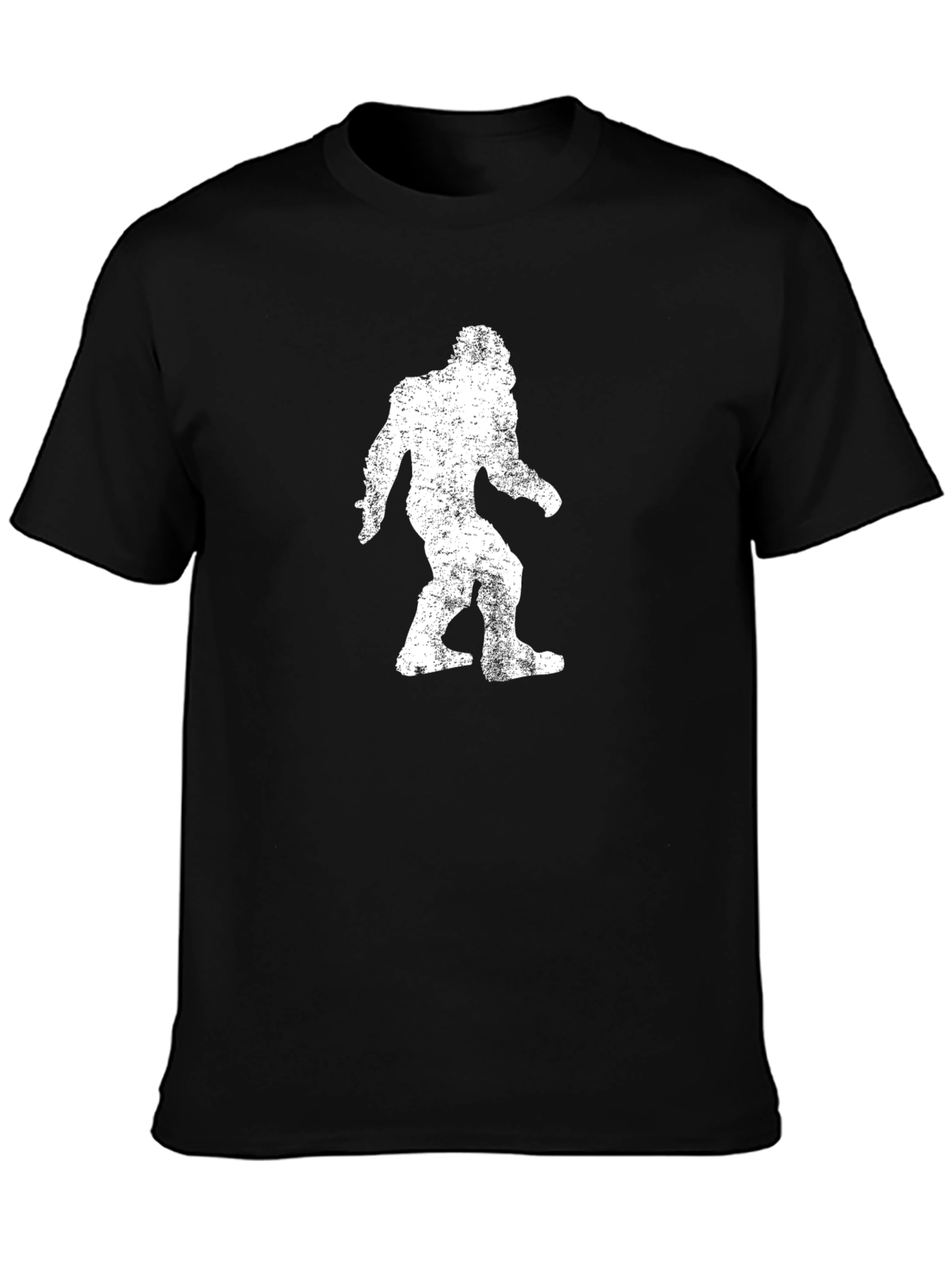 Bigfoot Silhouette Graphic Tee - Black