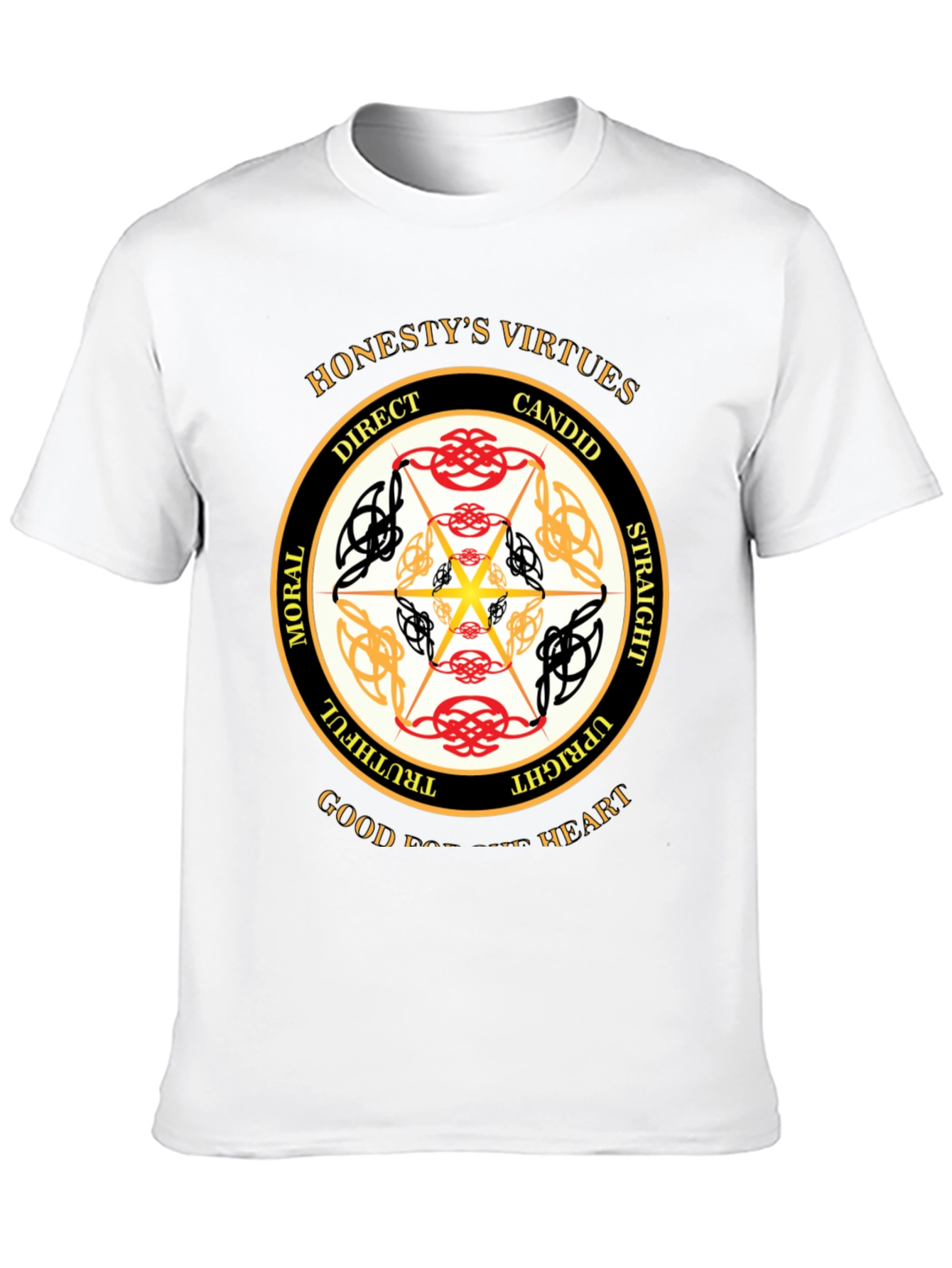 Honestys Virtues Graphic Tee - Moral Upright Shirt
