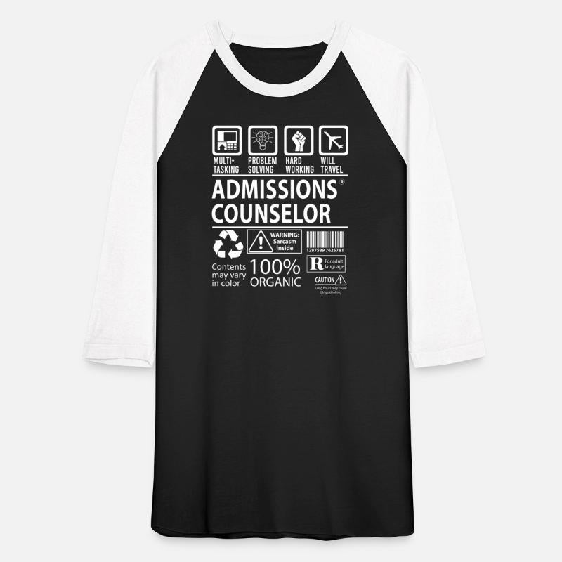 Admissions Counselor T Shirt - Multitasking Job Gi