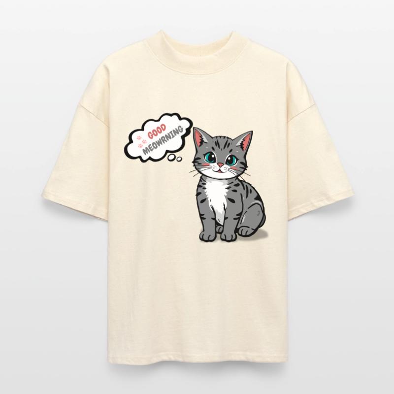 Adorable Cat with Happy Message