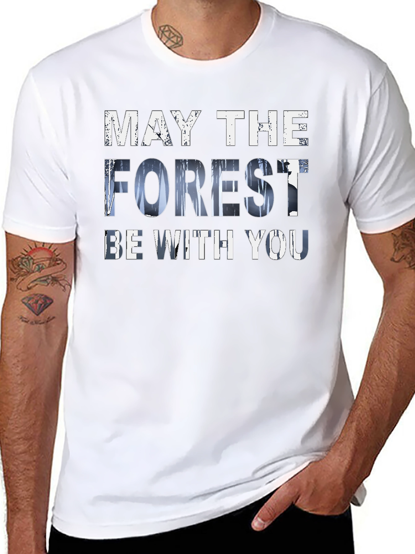 May The Forest Be With You Graphic T-Shirt