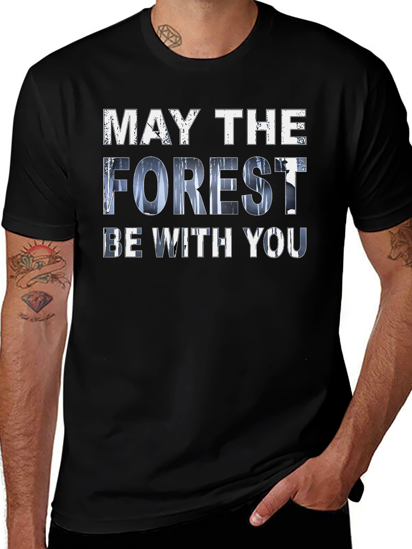 May The Forest Be With You Graphic T-Shirt