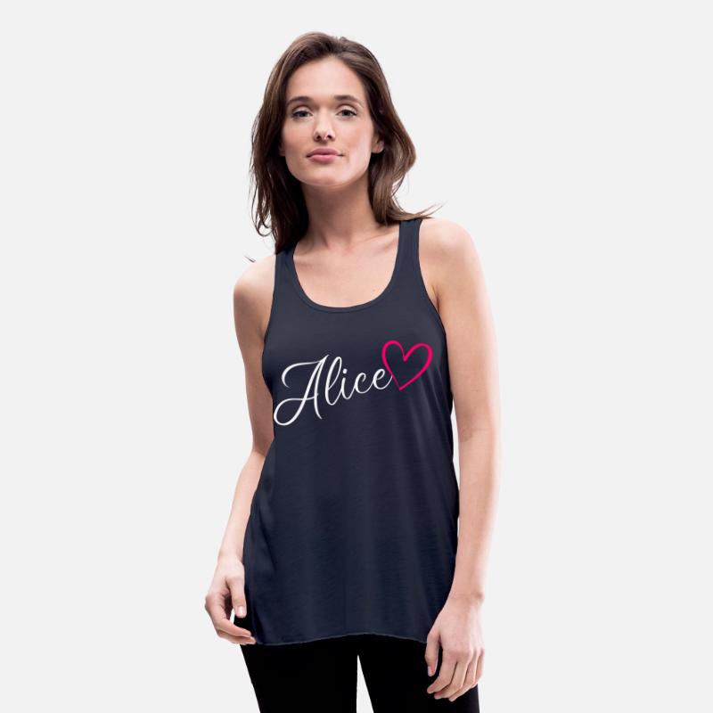 Alice Name Pink Heart