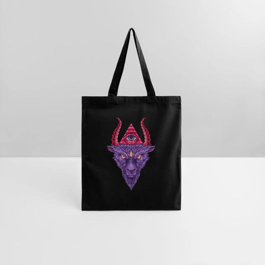 All Seeing Eye Retro Tattoo Style Baphomet Red