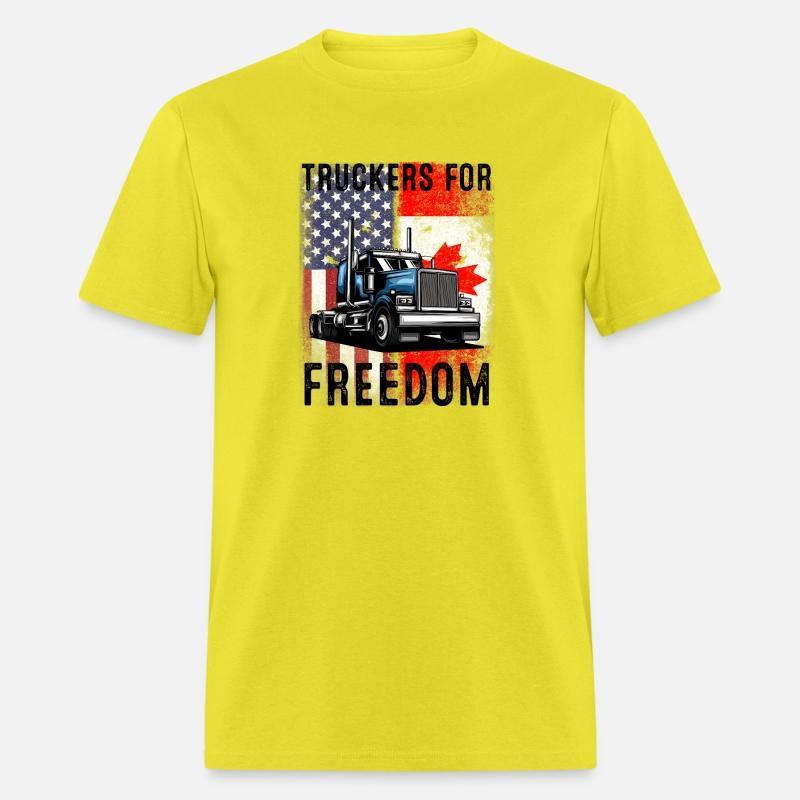 American Flag Canada Flag Freedom Convoy 2022