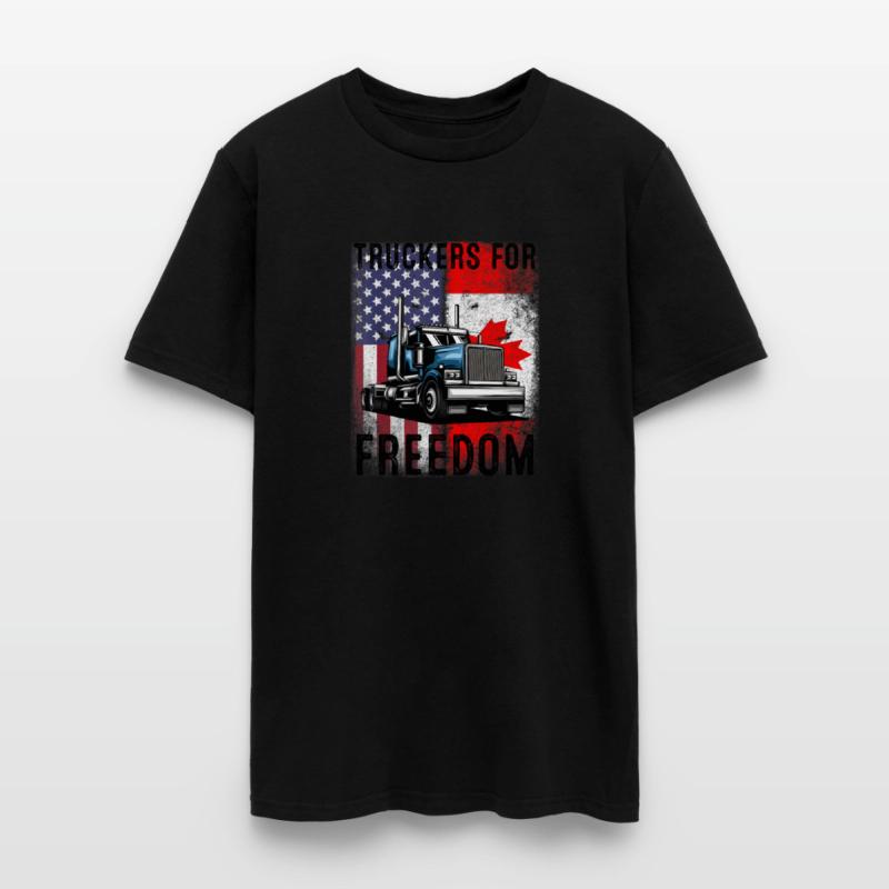 American Flag Canada Flag Freedom Convoy 2022