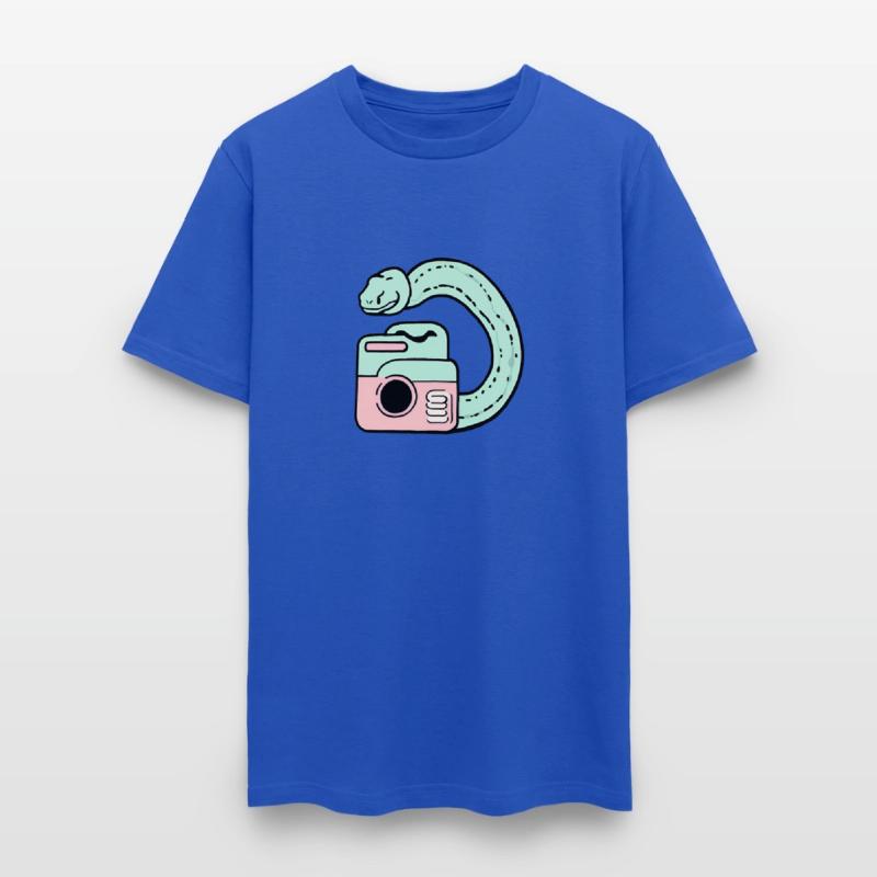 Anime-Style Snake Taking a Selfie