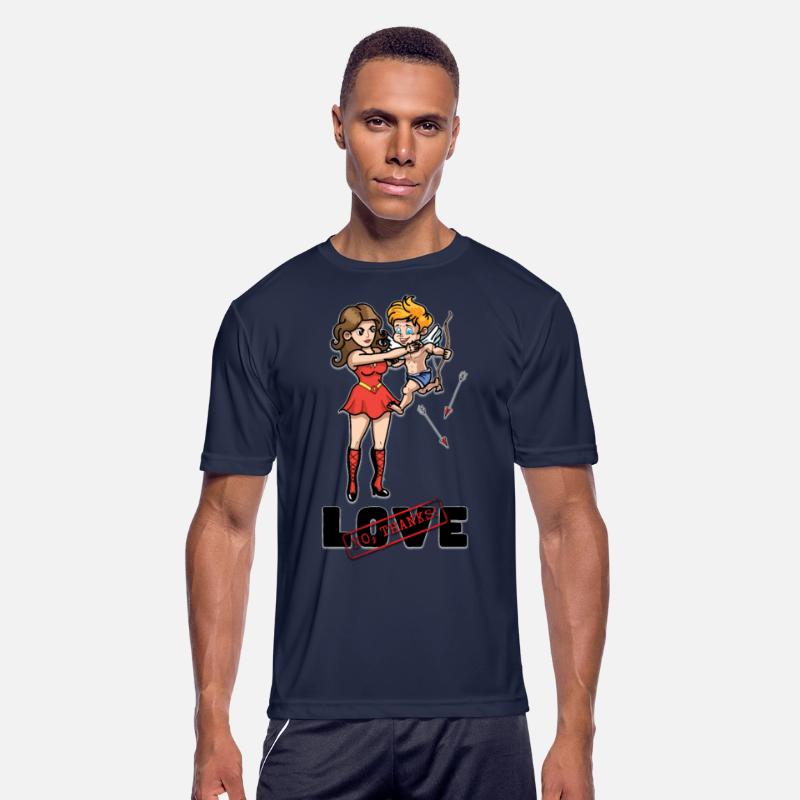 Anti-Valentine's Day design with a woman