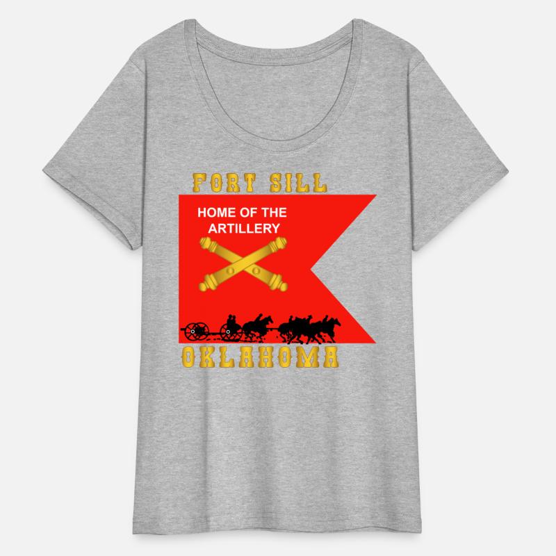 Army Fort SIll Home of Artillery Guidon w Cassion