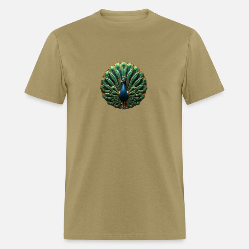 Art Deco Peacock Elegance in Rich Colors