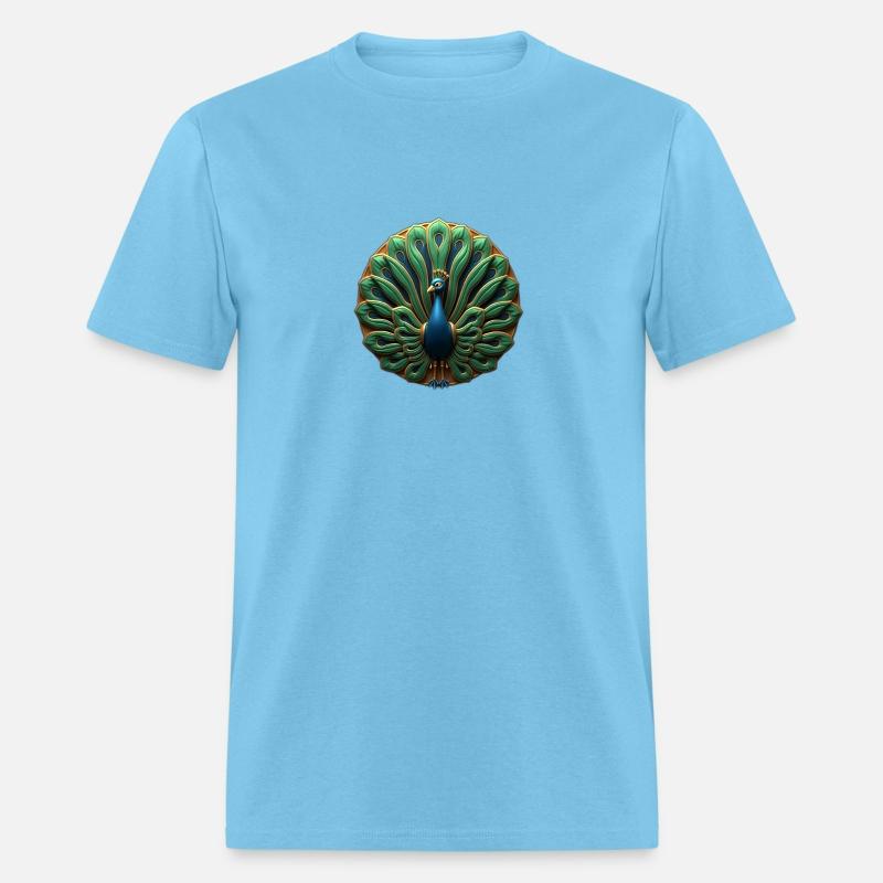 Art Deco Peacock Elegance in Rich Colors