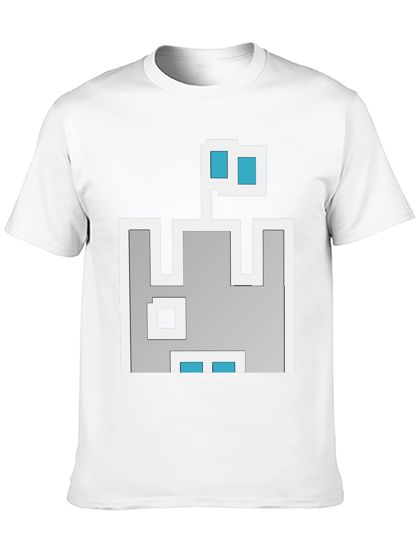Retro Pixel Castle T-Shirt - Black