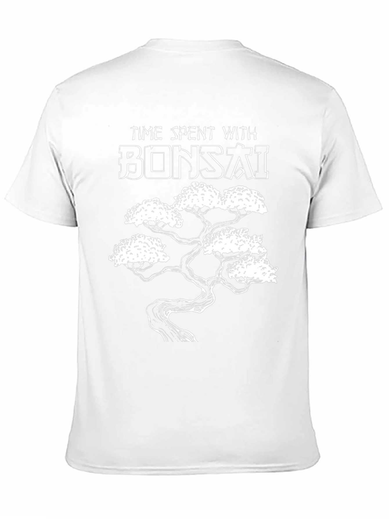 Bonsai Tree Graphic T-Shirt - Time Spent with Bonsai