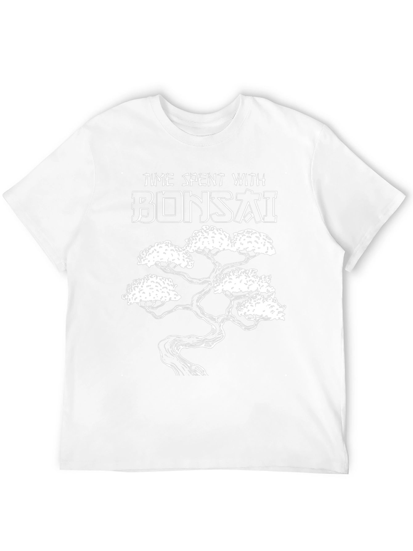 Bonsai Tree Graphic T-Shirt - Time Spent with Bonsai