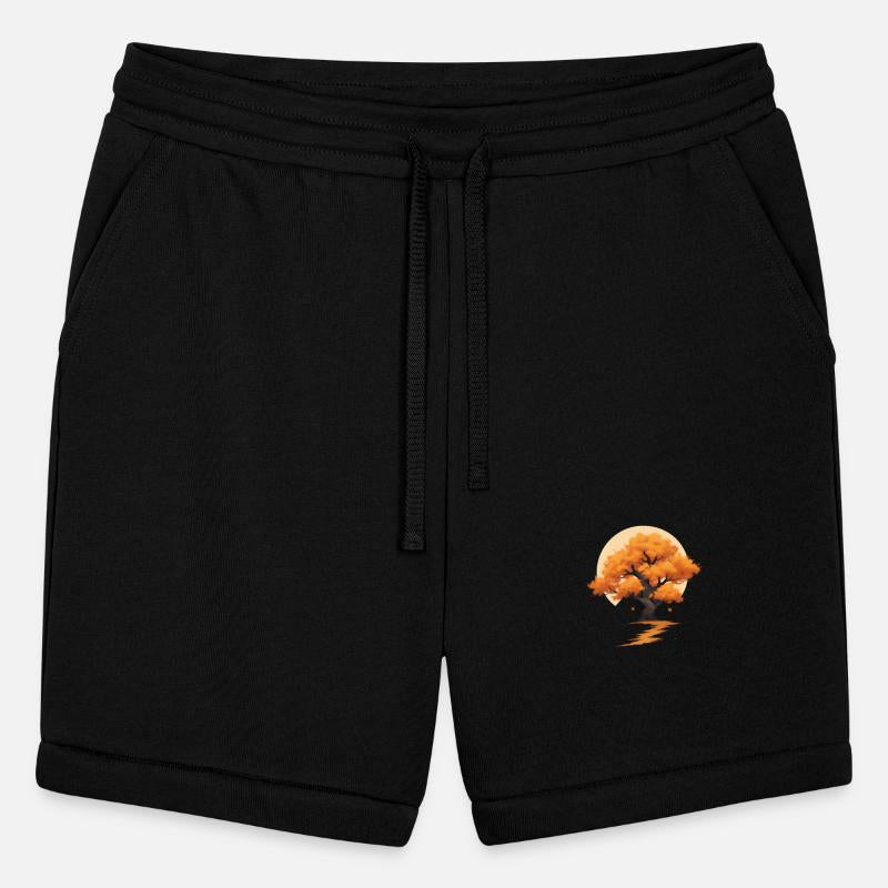 Autumn Tree and Moon