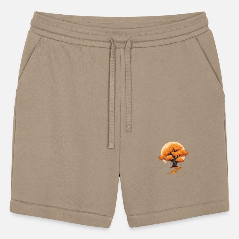 Autumn Tree and Moon