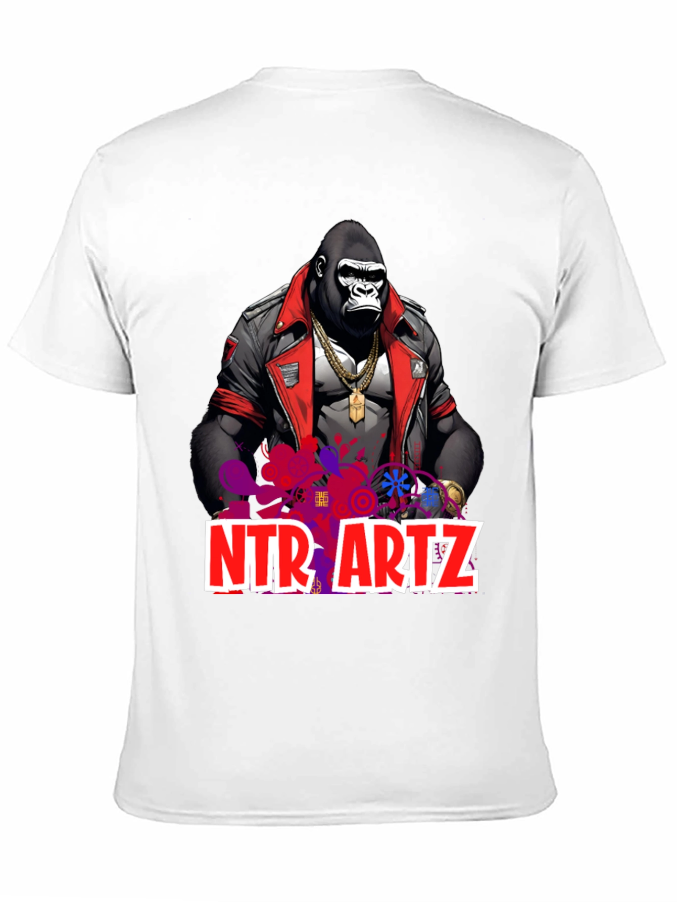 Gorilla Art T-Shirt - Mens Graphic Tee