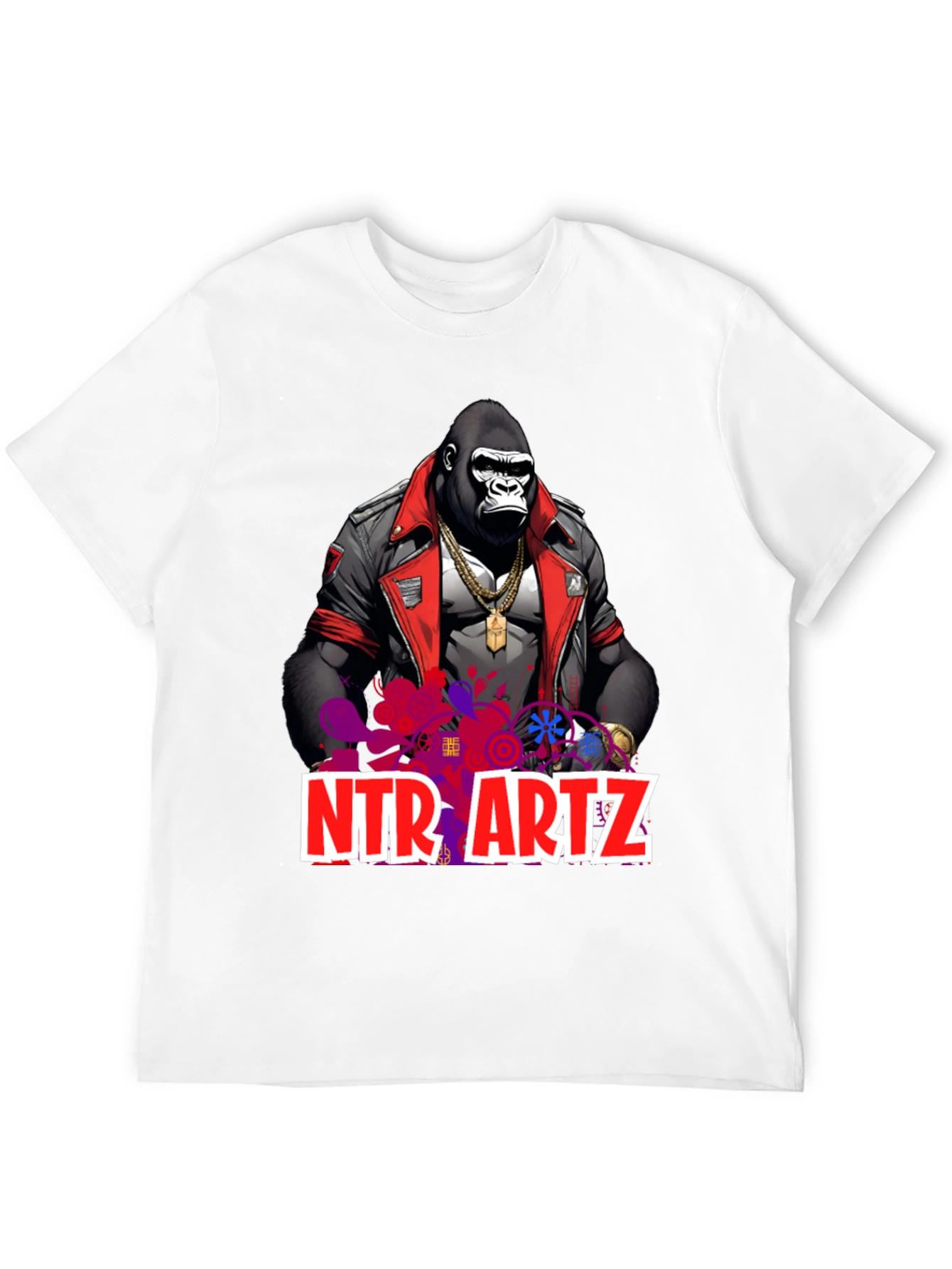 Gorilla Art T-Shirt - Mens Graphic Tee