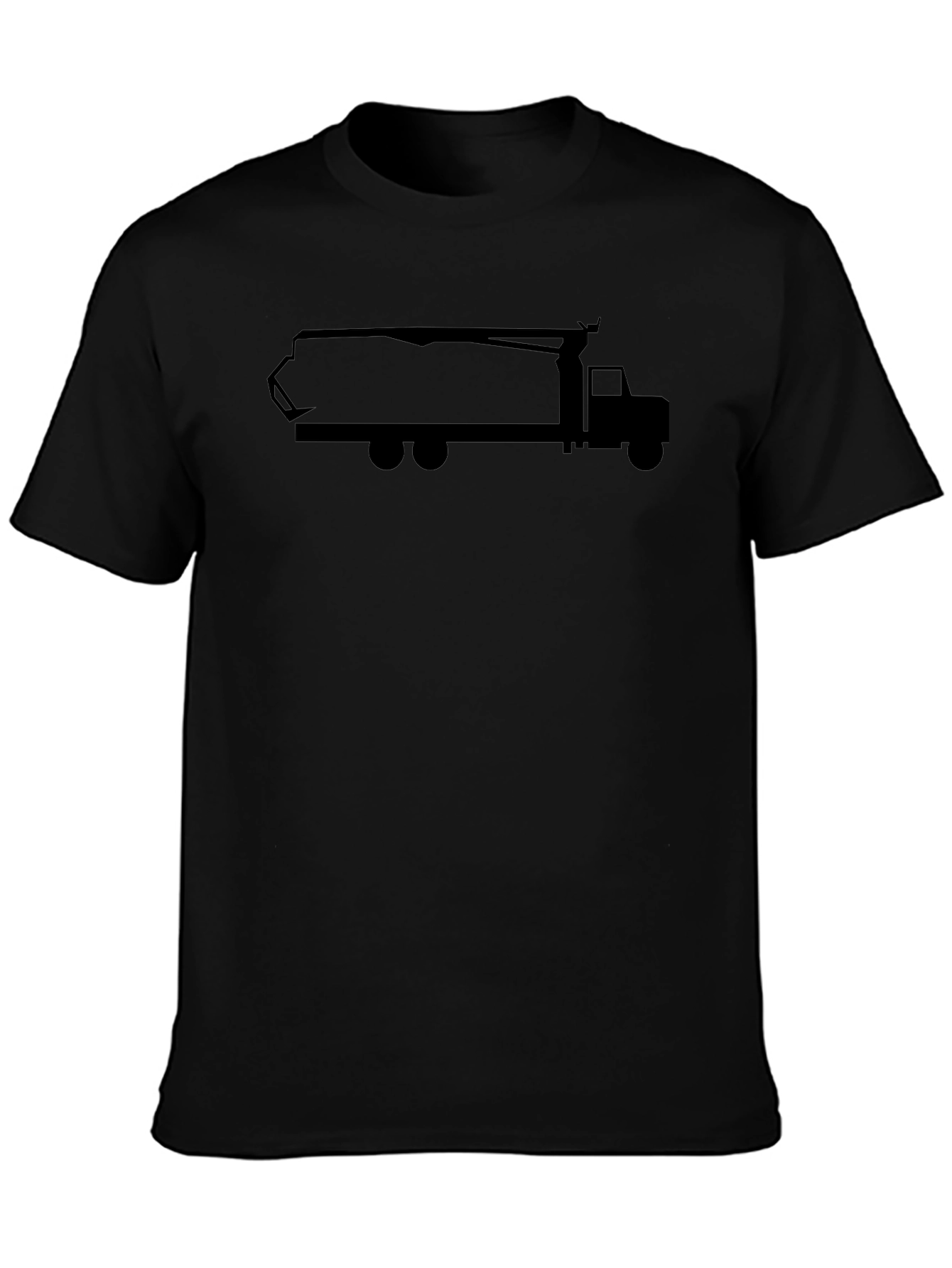 Concrete Truck Silhouette T-Shirt - Classic Black Tee