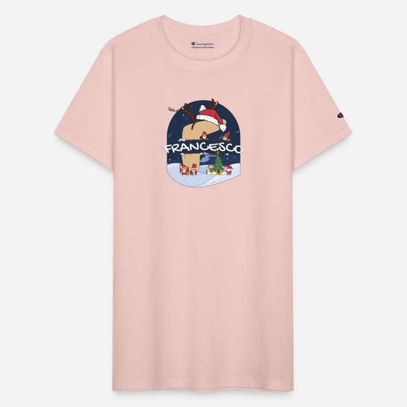 Awesome Francesco Name w Santa Hat in Xmas Theme