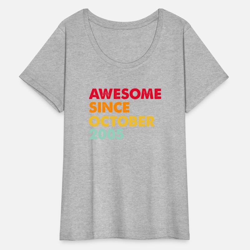 Awesome Since october 2005 17th Birthday Gifts