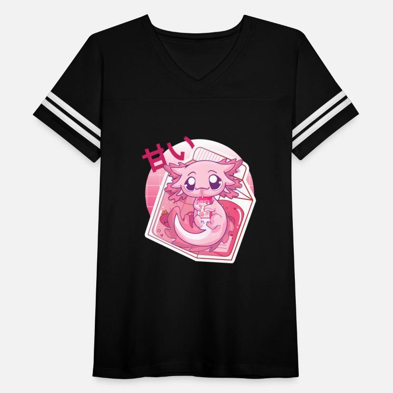 Axolotl Pastel Goth Strawberry Milk Shake Anime Ja