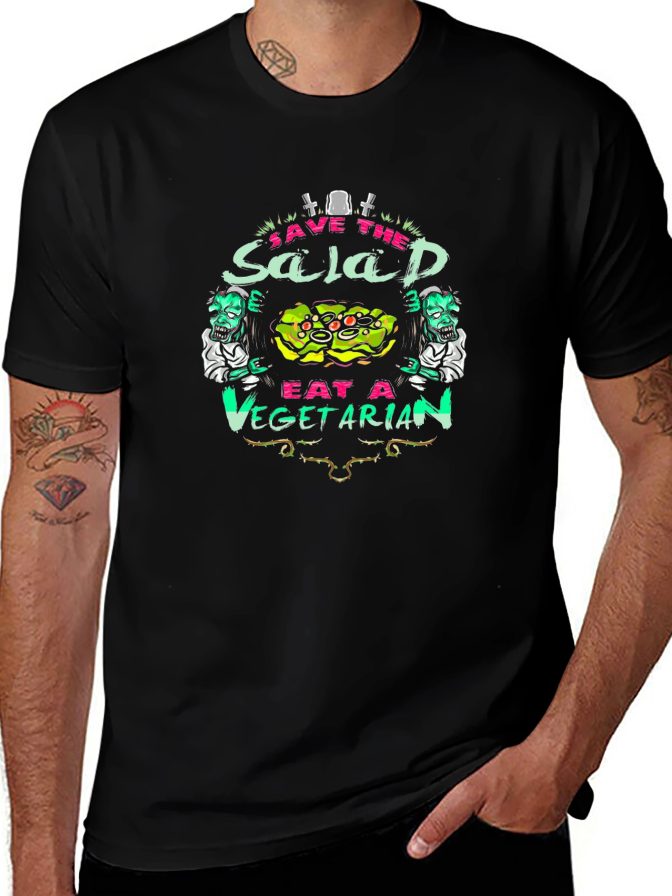 Save the Salad Eat a Vegetarian T-Shirt