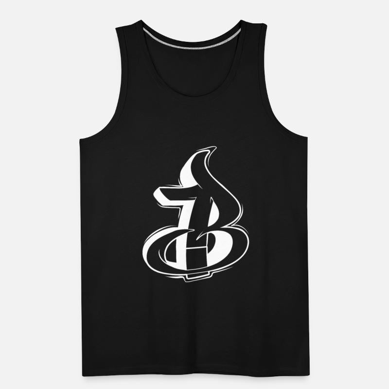 B Graffiti letters initial alphabet gift