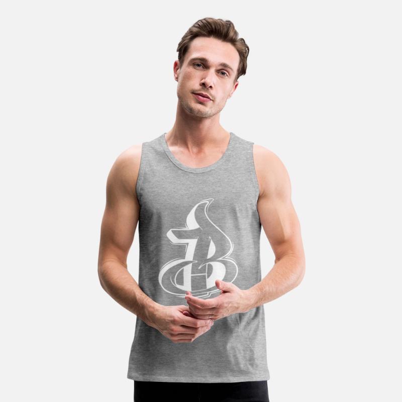 B Graffiti letters initial alphabet gift