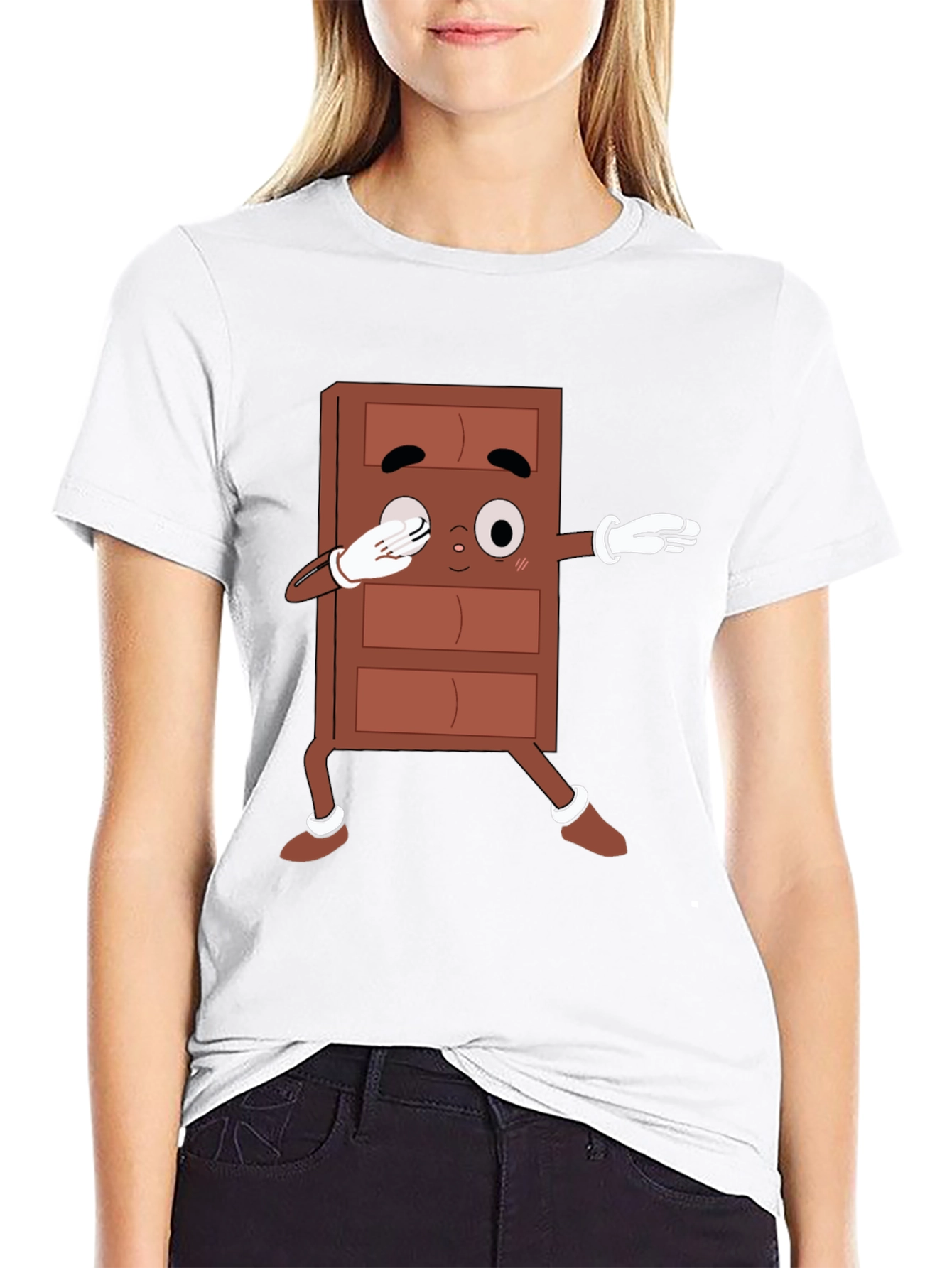 Chocolate Dab T-Shirt - Funny Cartoon Tee