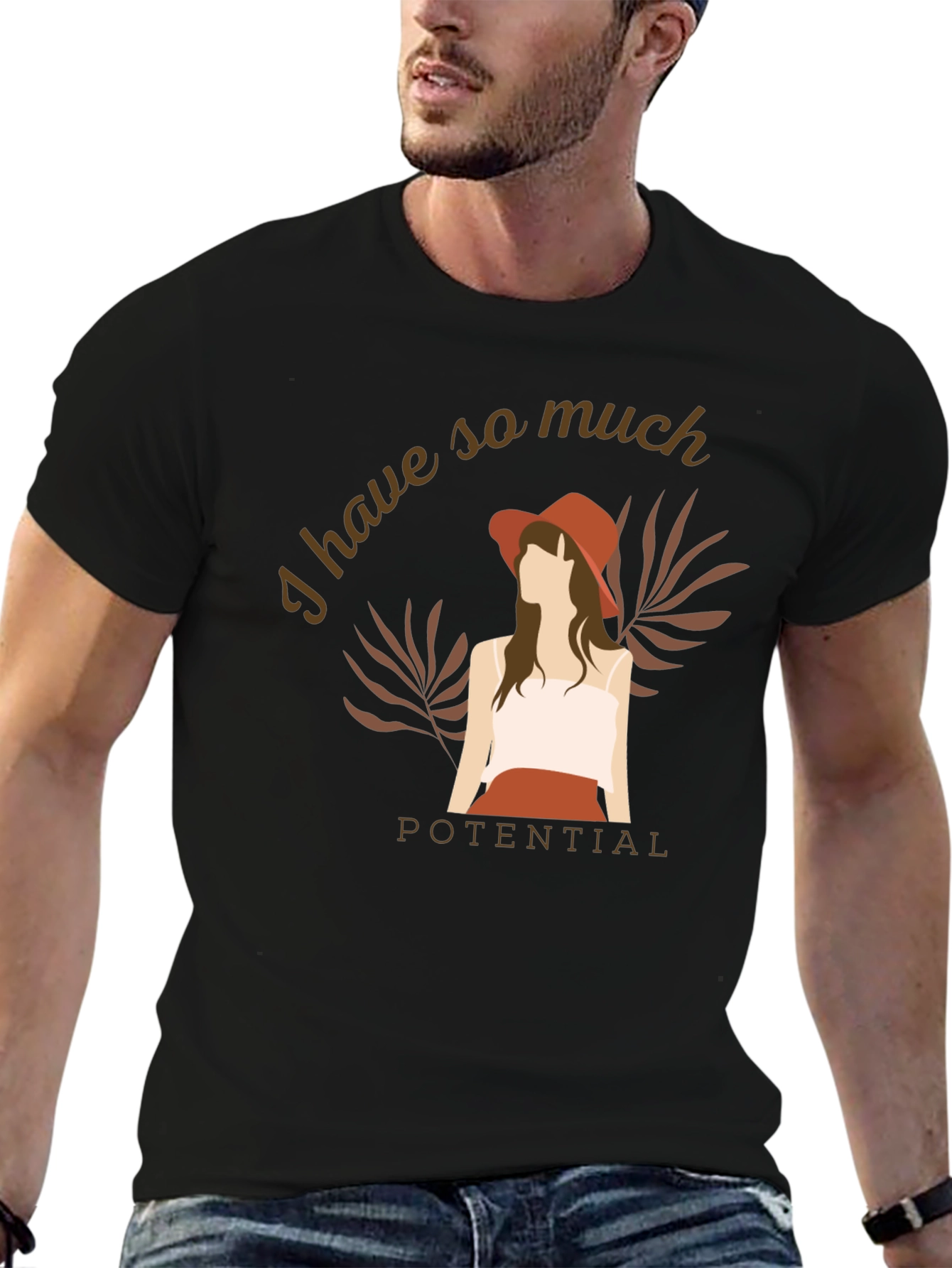 Potential Graphic T-Shirt - Trendy Casual Tee