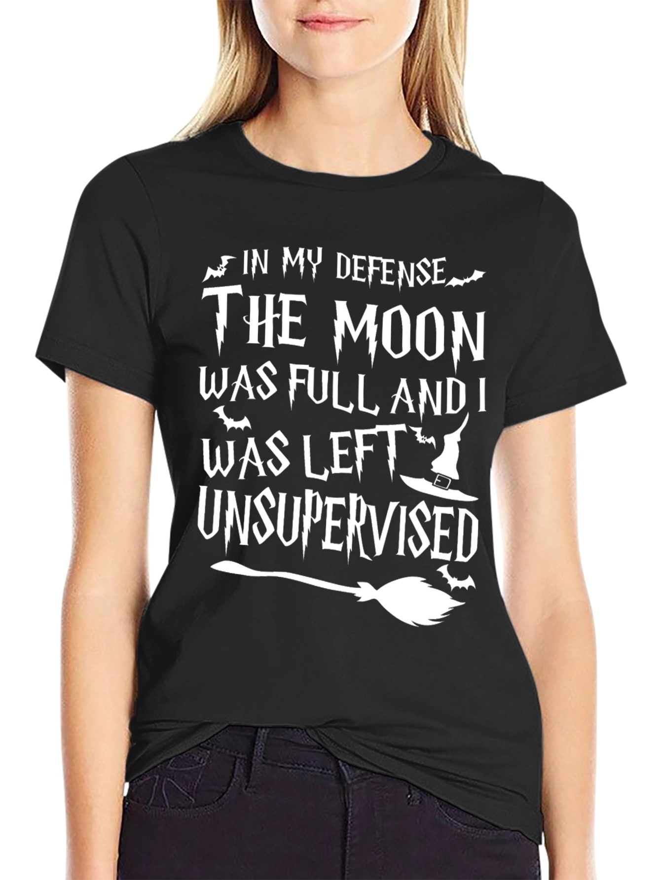 Halloween T-Shirt: In My Defense The Moon Was Full