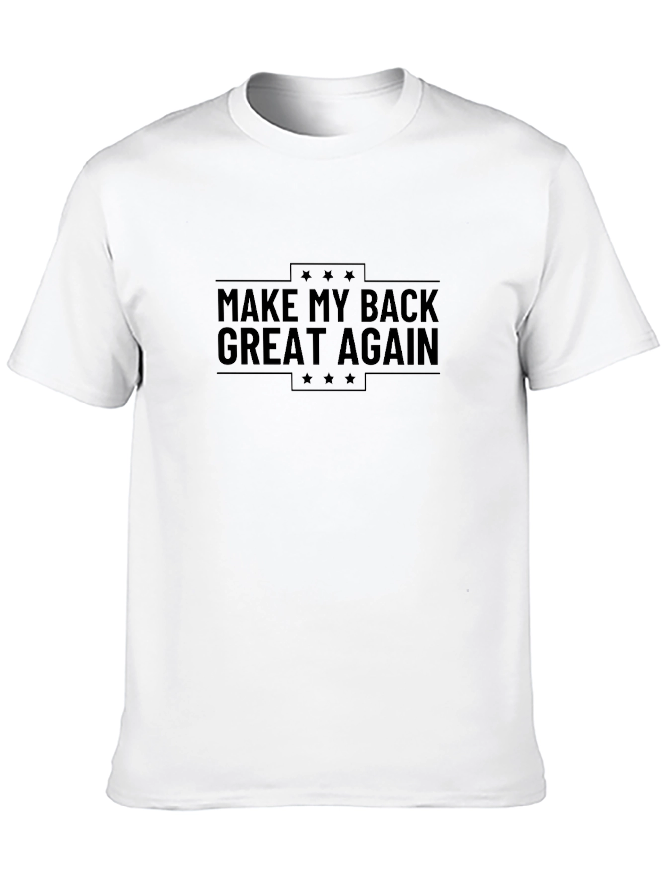 Make My Back Great Again Black T-Shirt