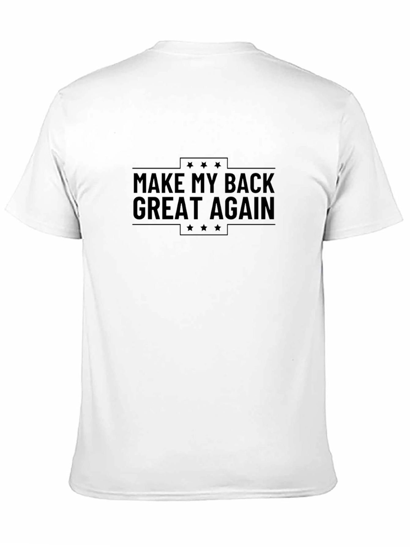 Make My Back Great Again Black T-Shirt