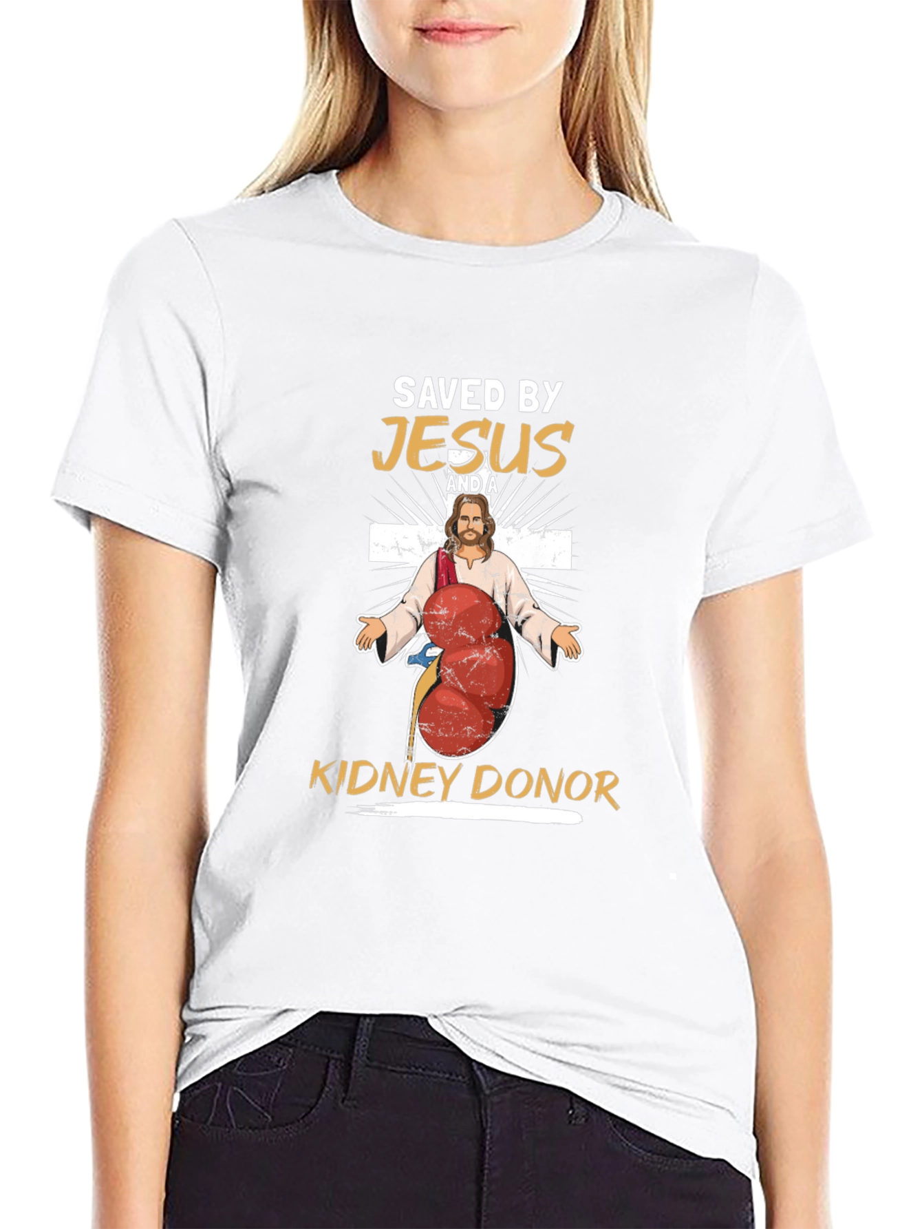 Saved By Jesus and a Kidney Donor T-Shirt