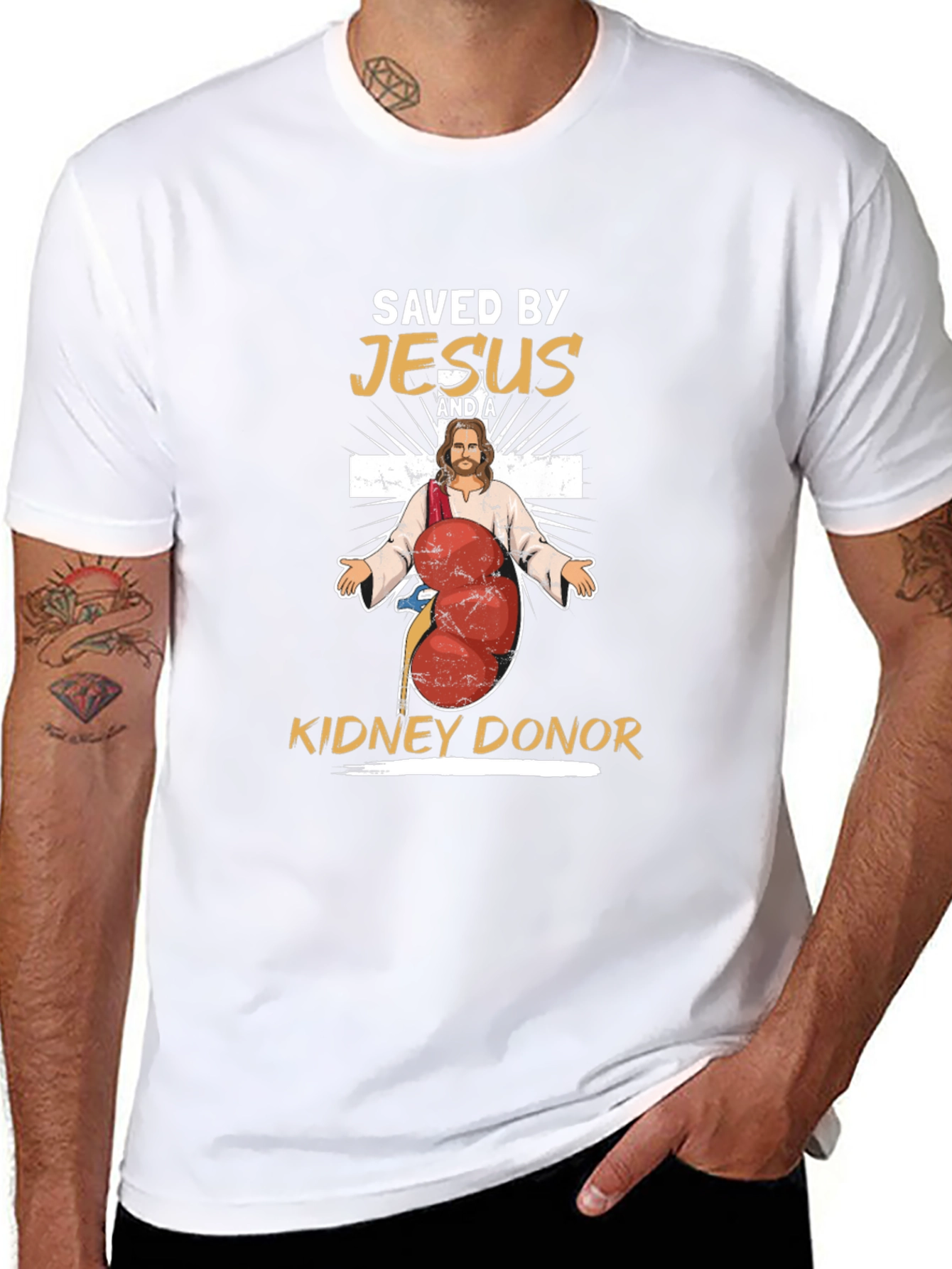 Saved By Jesus and a Kidney Donor T-Shirt