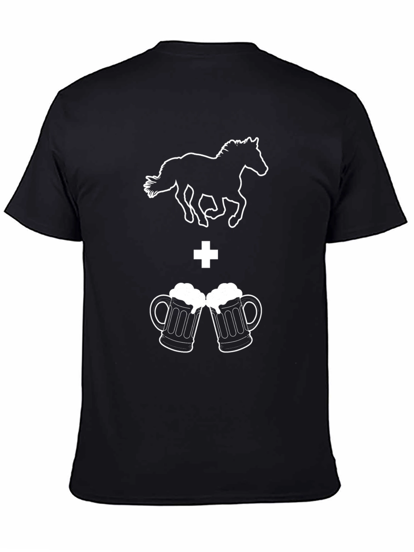 Horse Plus Beer T-Shirt