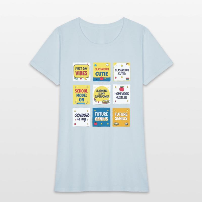 Back to School Sayings – Fun Cartoon Stamp Collect