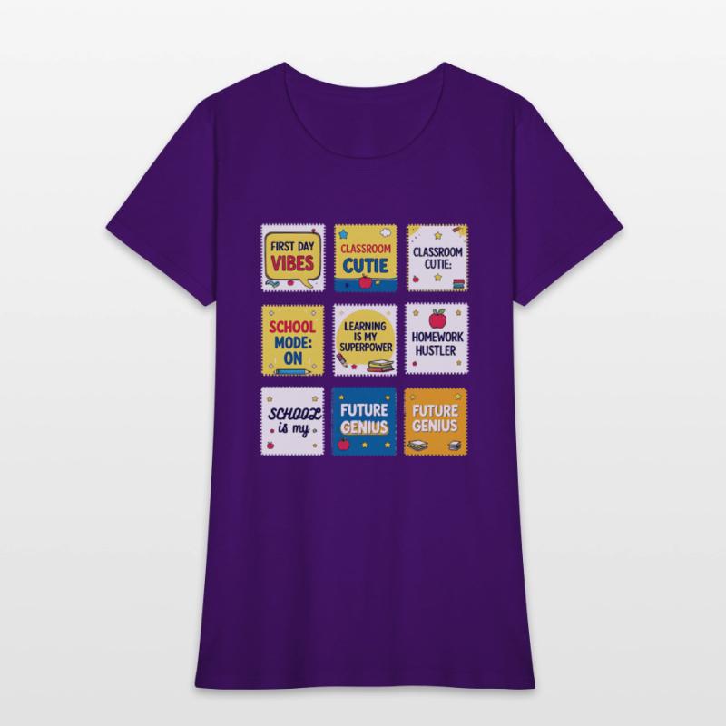 Back to School Sayings – Fun Cartoon Stamp Collect