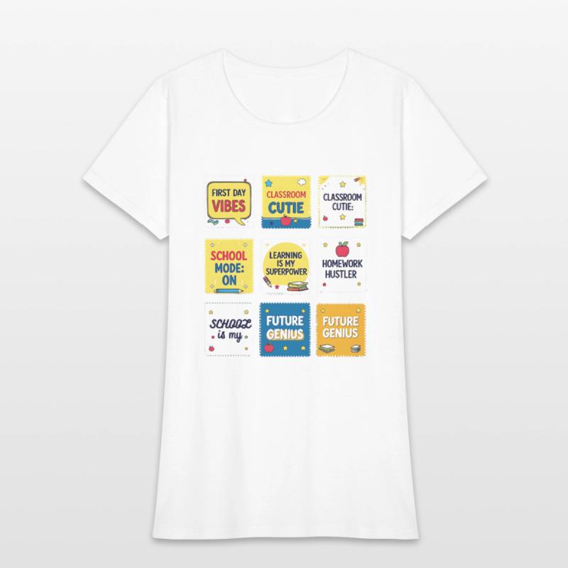 Back to School Sayings – Fun Cartoon Stamp Collect