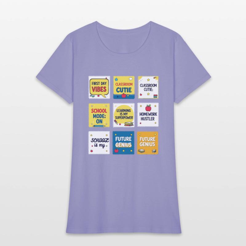 Back to School Sayings – Fun Cartoon Stamp Collect