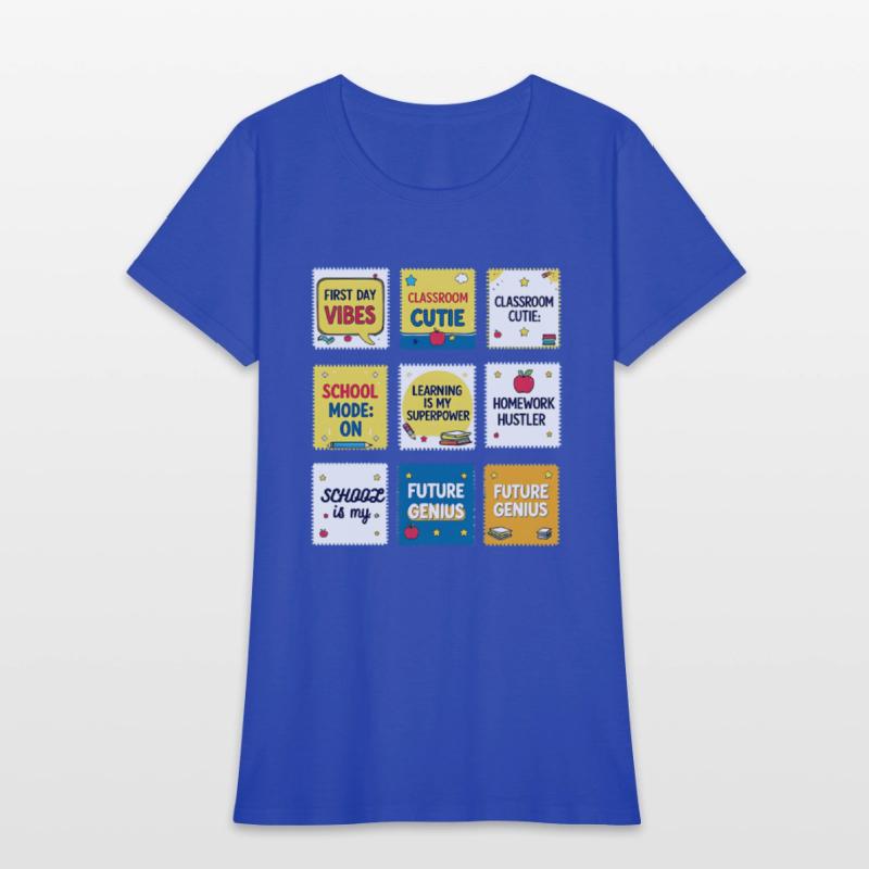 Back to School Sayings – Fun Cartoon Stamp Collect