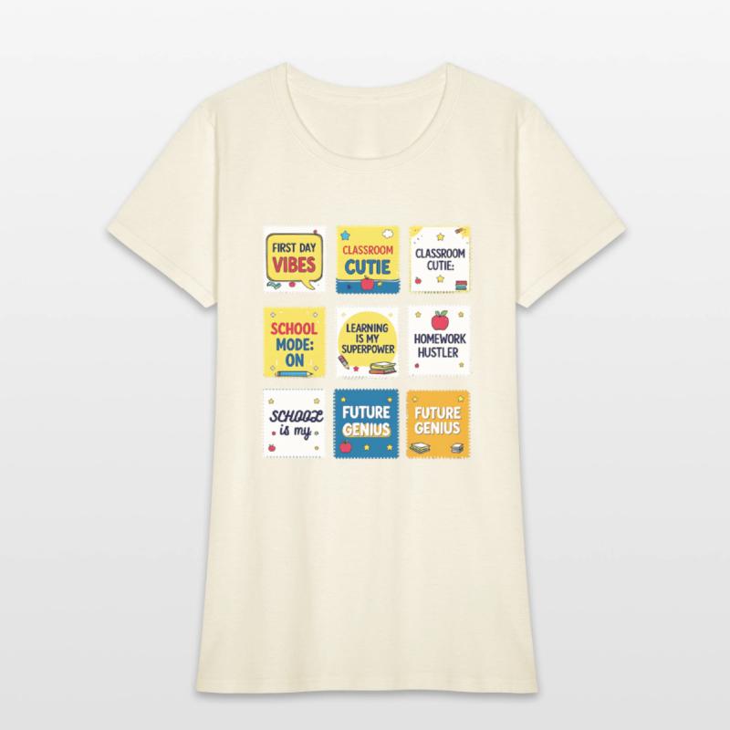 Back to School Sayings – Fun Cartoon Stamp Collect