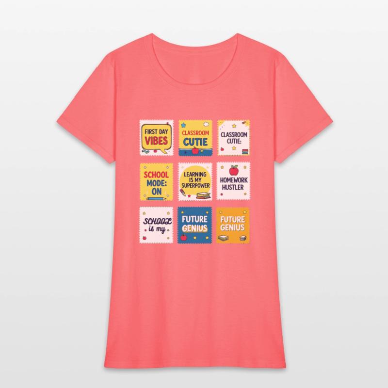 Back to School Sayings – Fun Cartoon Stamp Collect