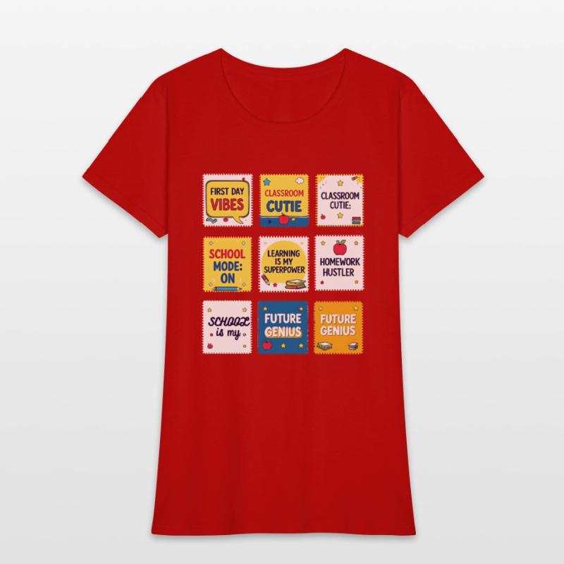 Back to School Sayings – Fun Cartoon Stamp Collect