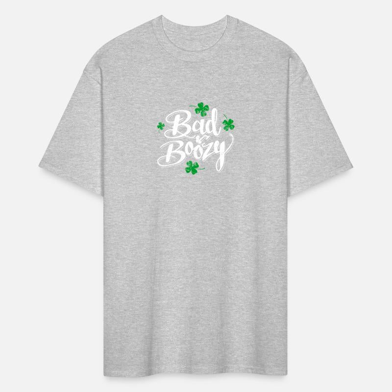 Bad And Boozy St Patric Day Shamrock Green Irish F