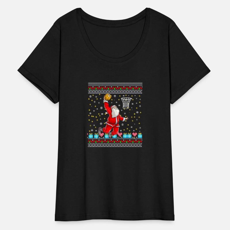 Basketball African American Santa Christmas
