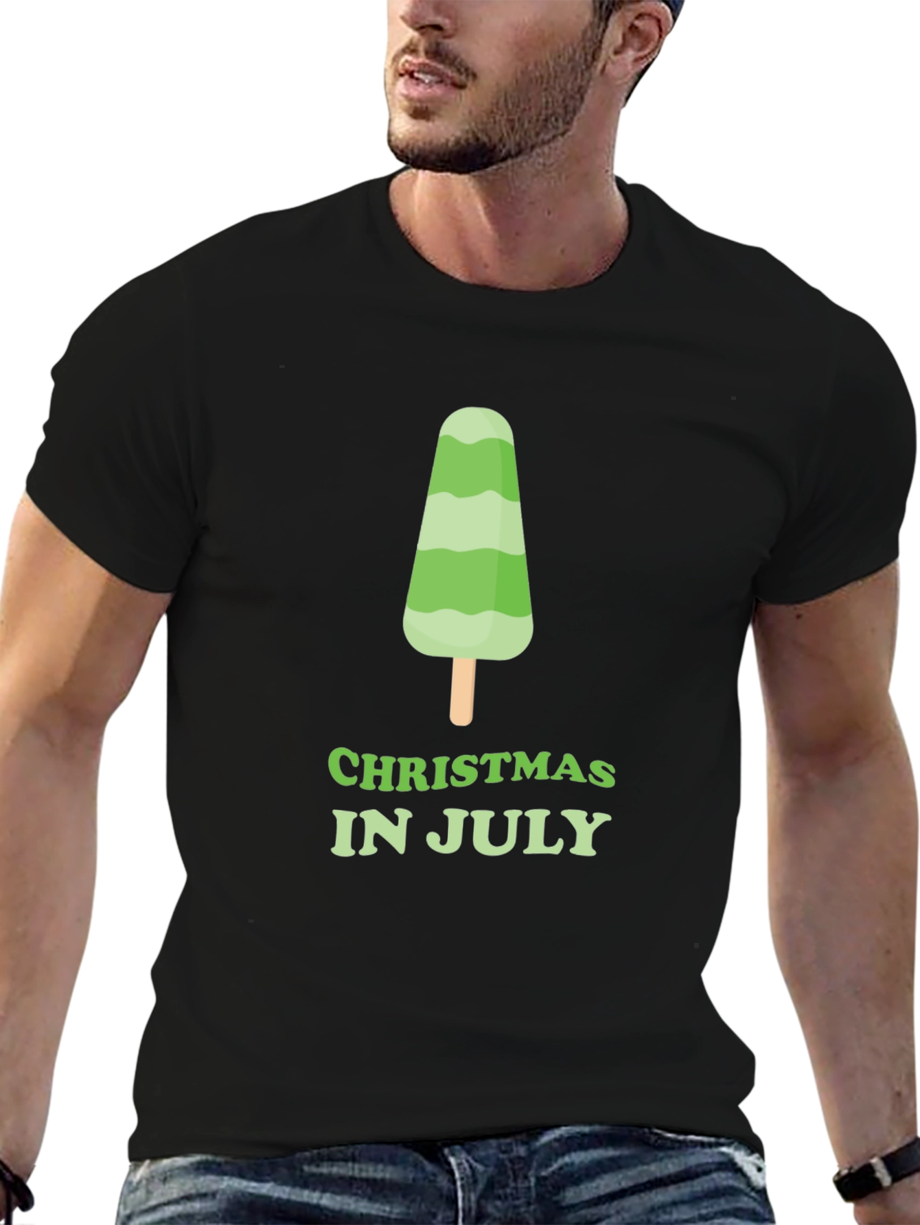 Christmas In July Green Popsicle T-Shirt