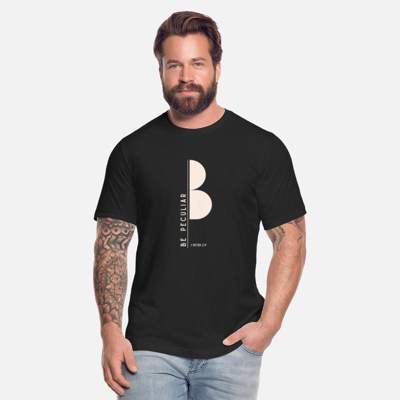 Be Peculiar Monochrome Christian Black Tee