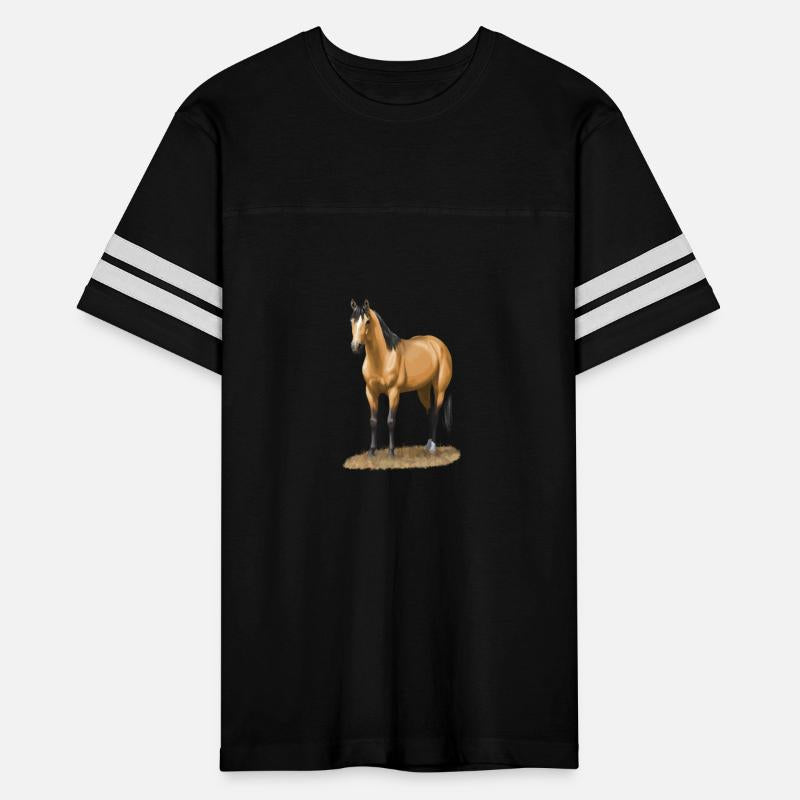 Beautiful Buckskin Dun Quarter Horse Stallion Hors